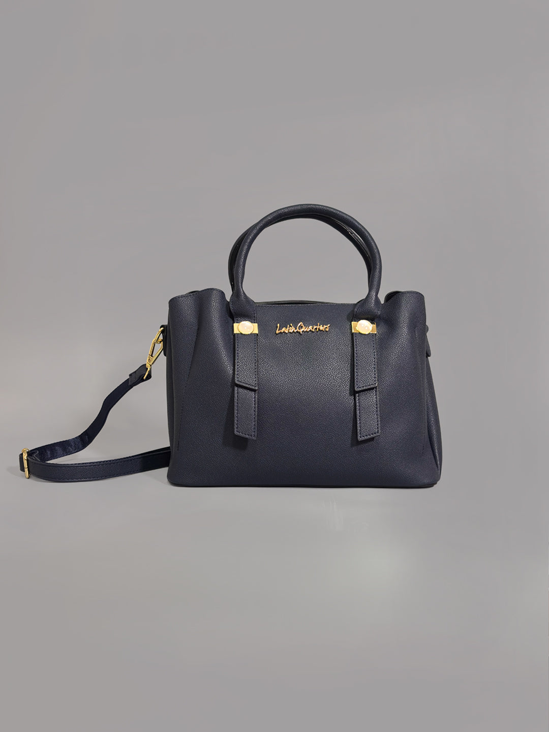 Latin Quarters Women Black Solid Casual Two handled Hand Bag