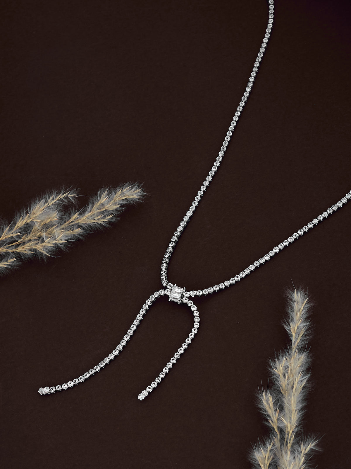 Stylish Silver Plated Necklace For Women & Girls