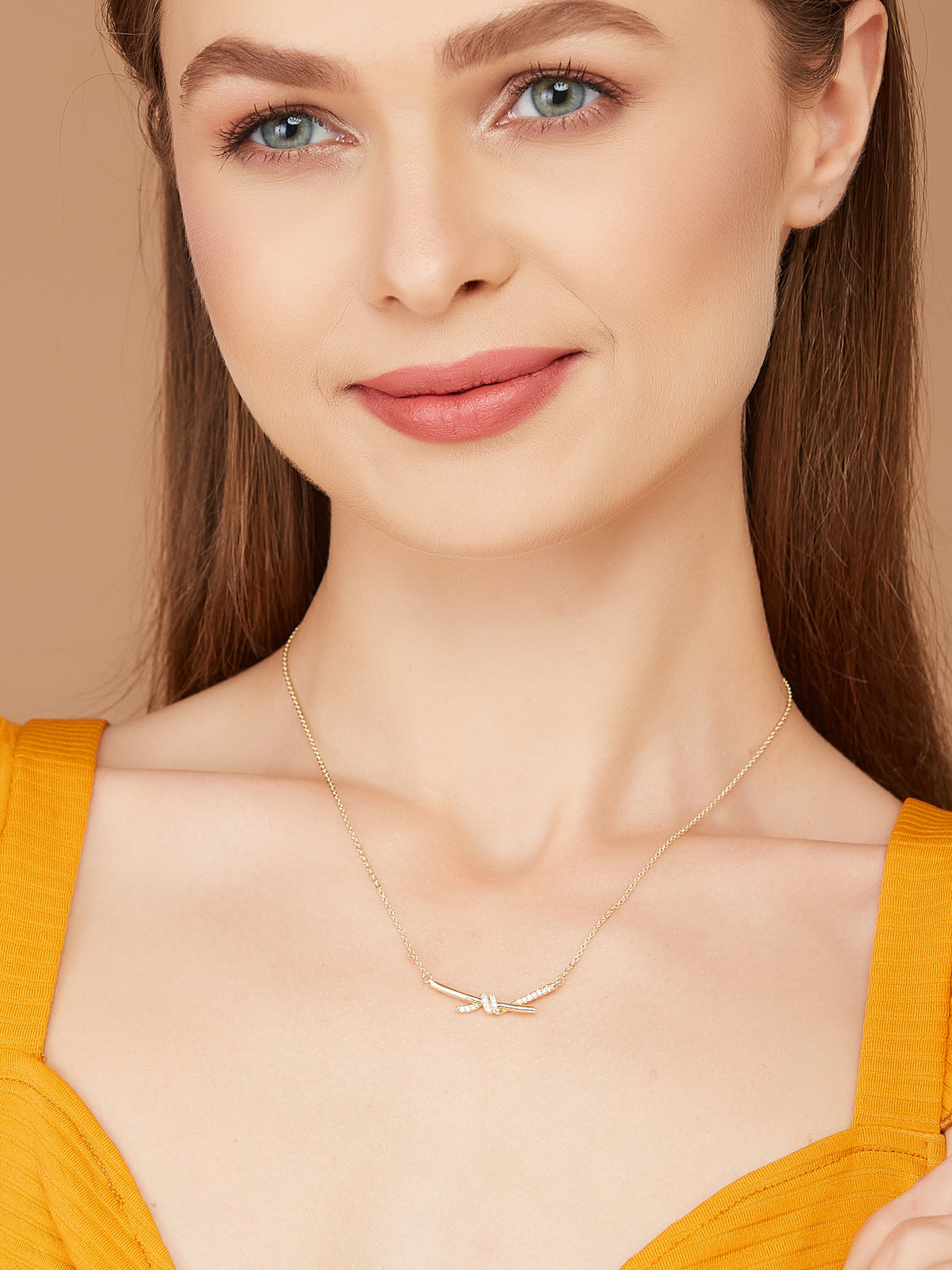 Sterling Silver Gold-Plated Pendant For Women & Girls