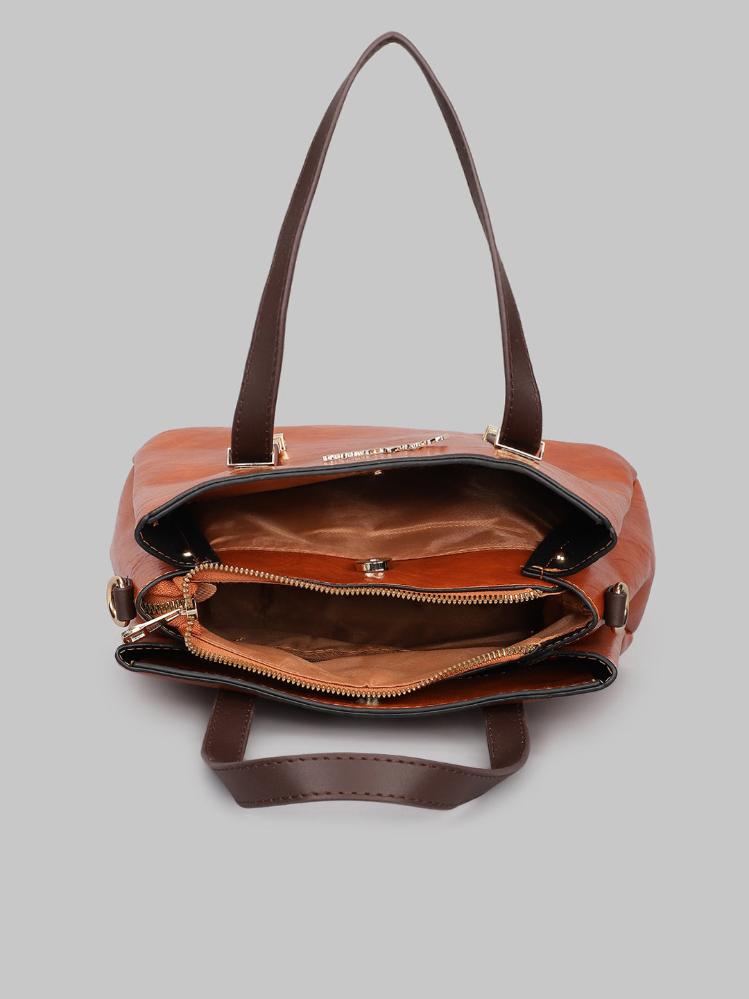 Women Tan Hand Bag For Evening