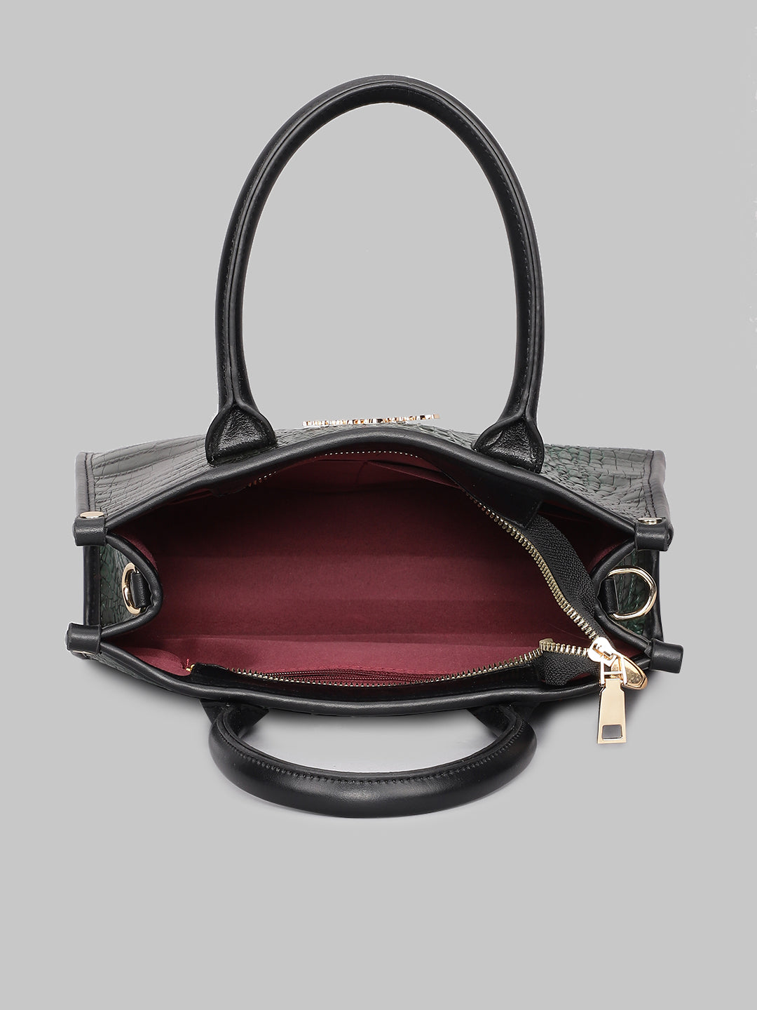 Dark Green Hand Bag For Women