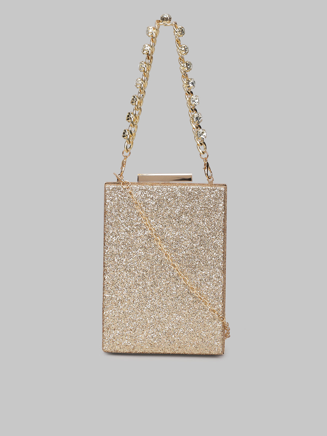 Women Gold Evening Clutch Bag