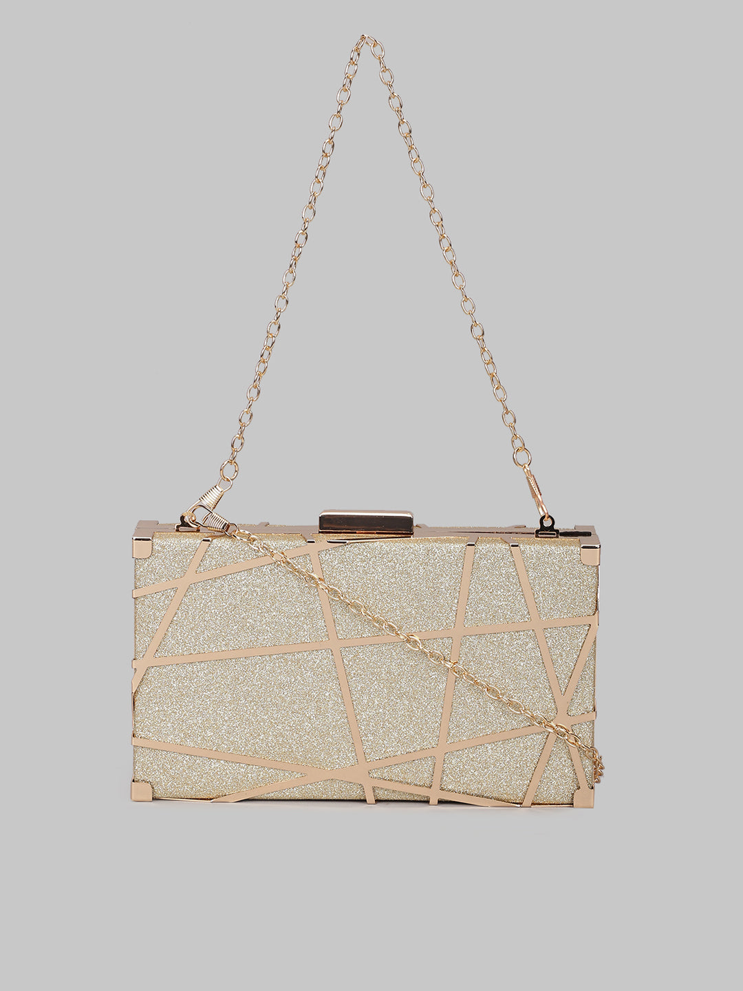 Women Gold Clutch Bag For Evening
