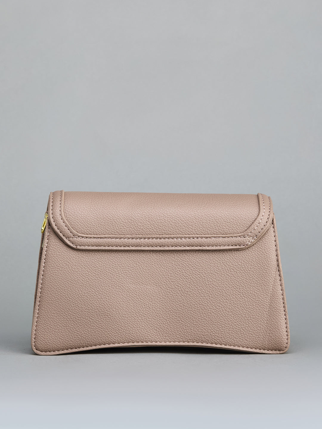 Latin Quarters Women's Nude Crossbody Bag with Fashion Strap & Gold Clasp