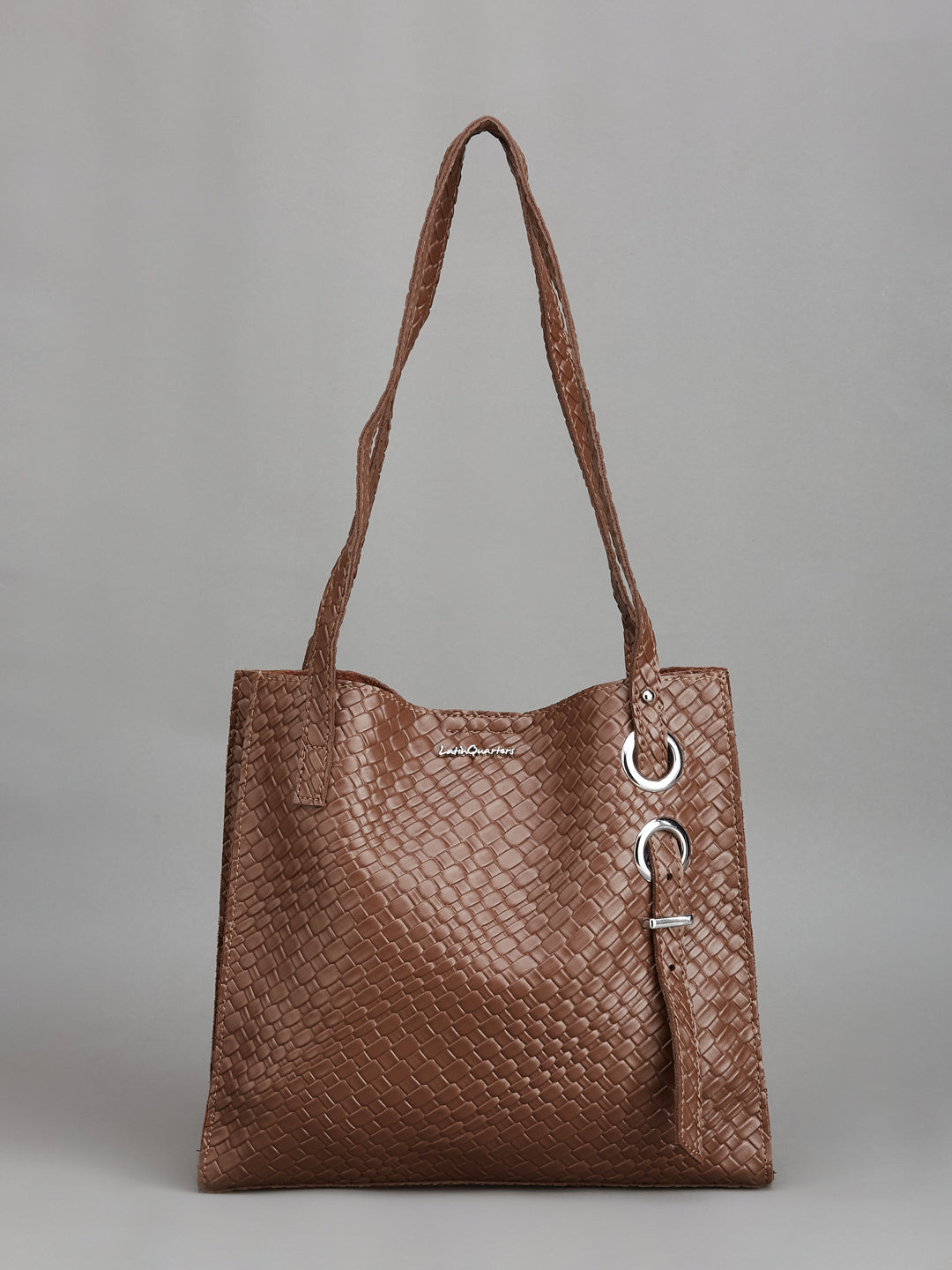 Latin Quarters Women Brown Solid Stylish Hand Bags For Casual
