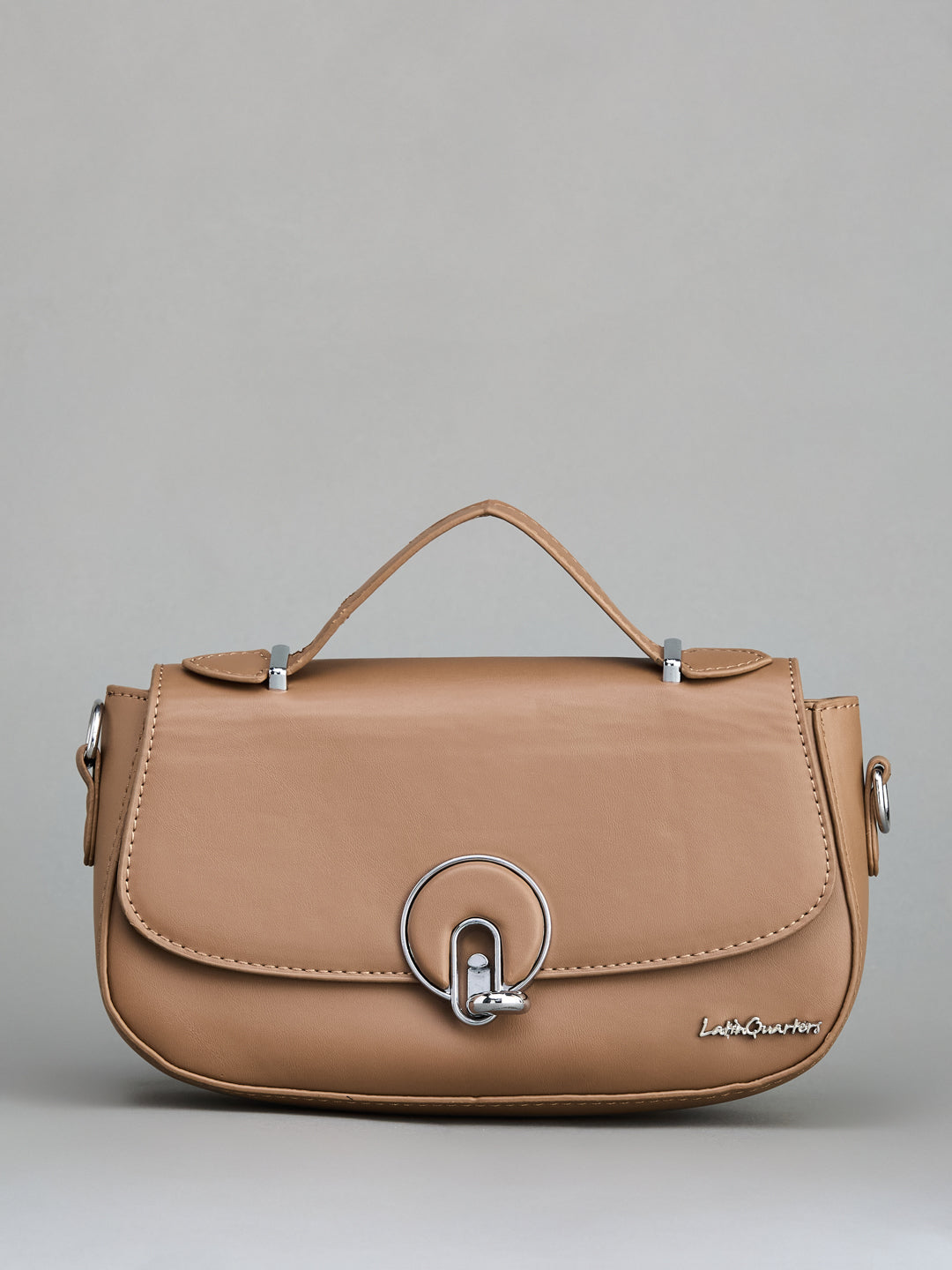 Women Khaki Hand Bag For Casual