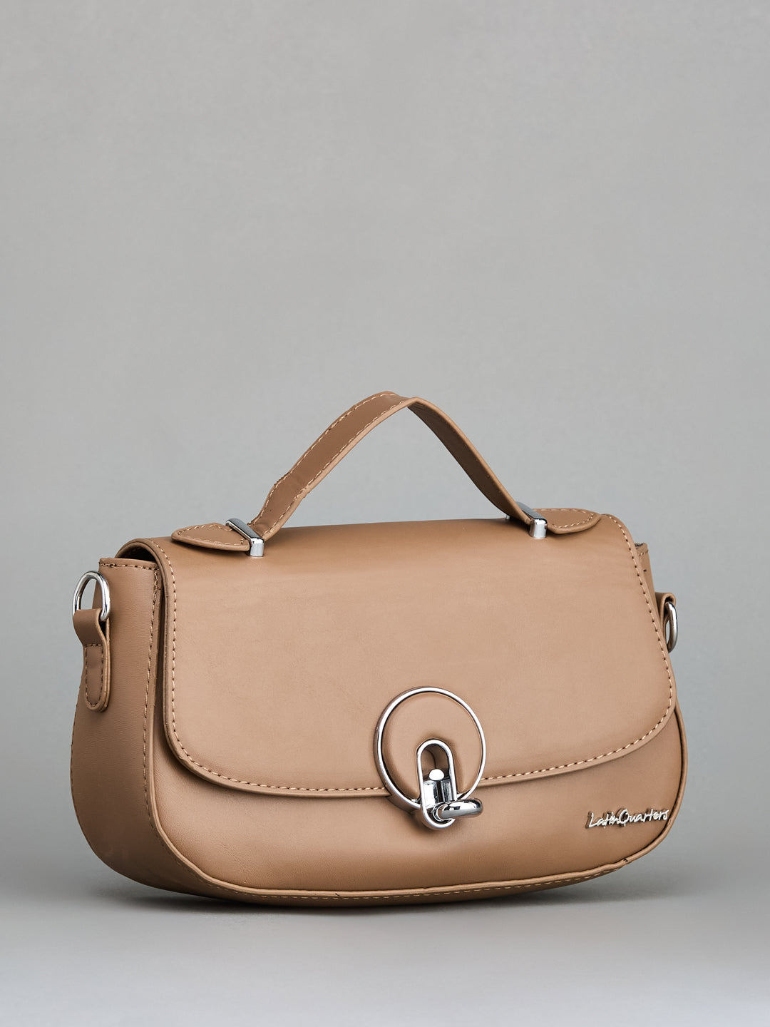 Women Khaki Hand Bag For Casual