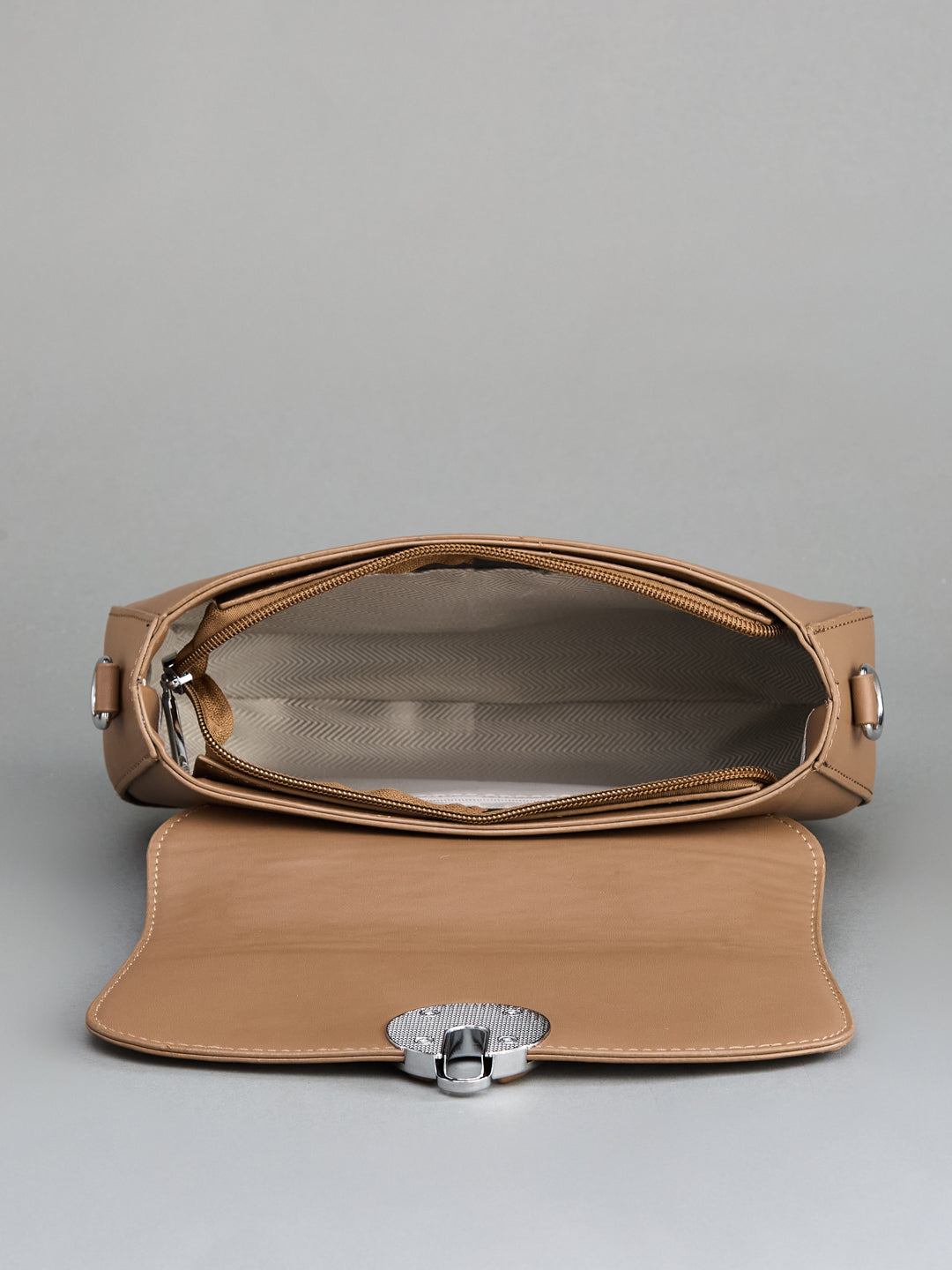 Women Khaki Hand Bag For Casual