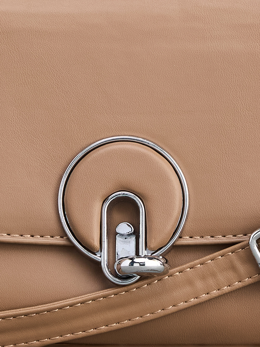Women Khaki Hand Bag For Casual