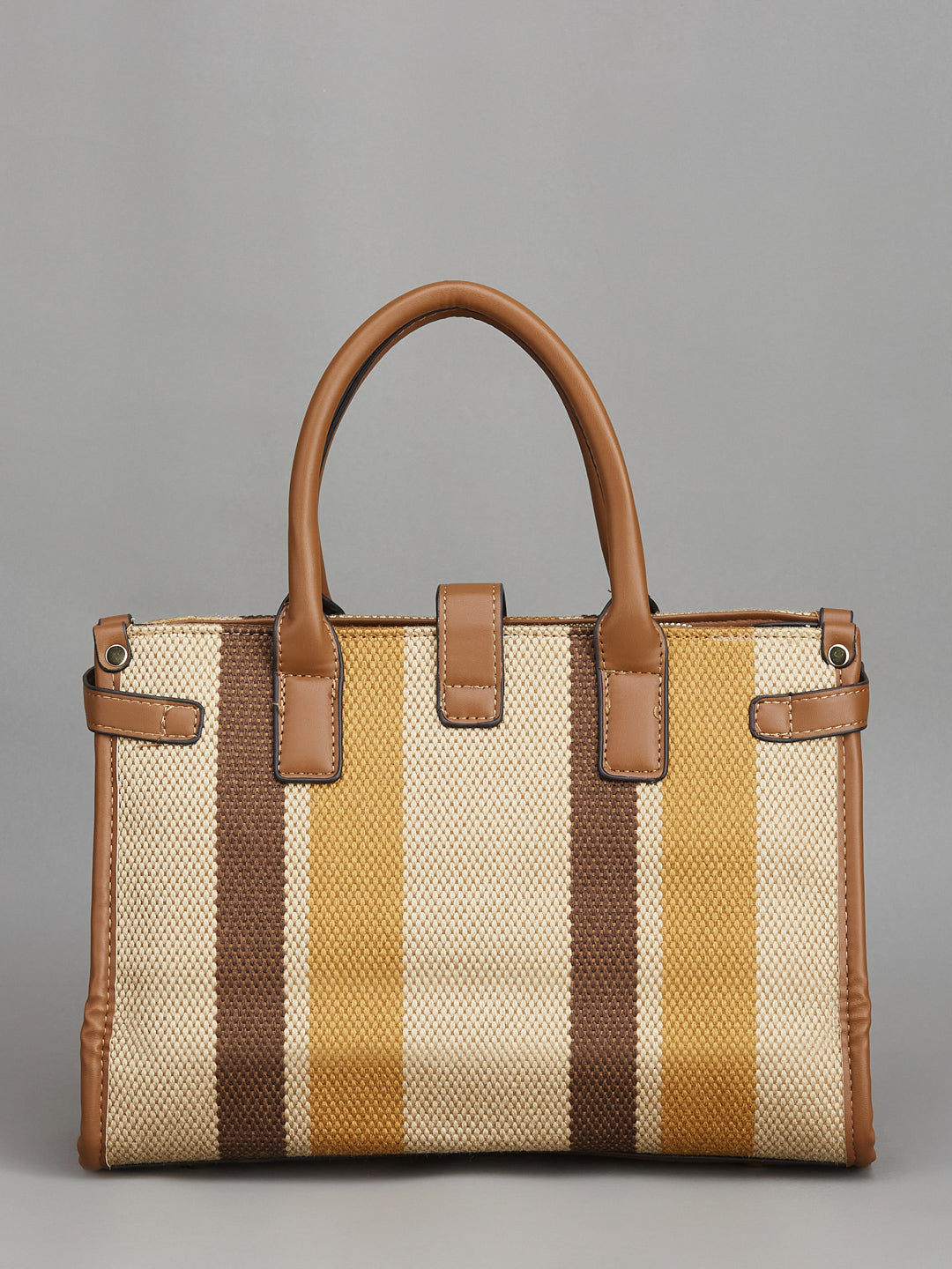 Latin Quarters Women Khaki Solid Stylish Hand Bags For Casual
