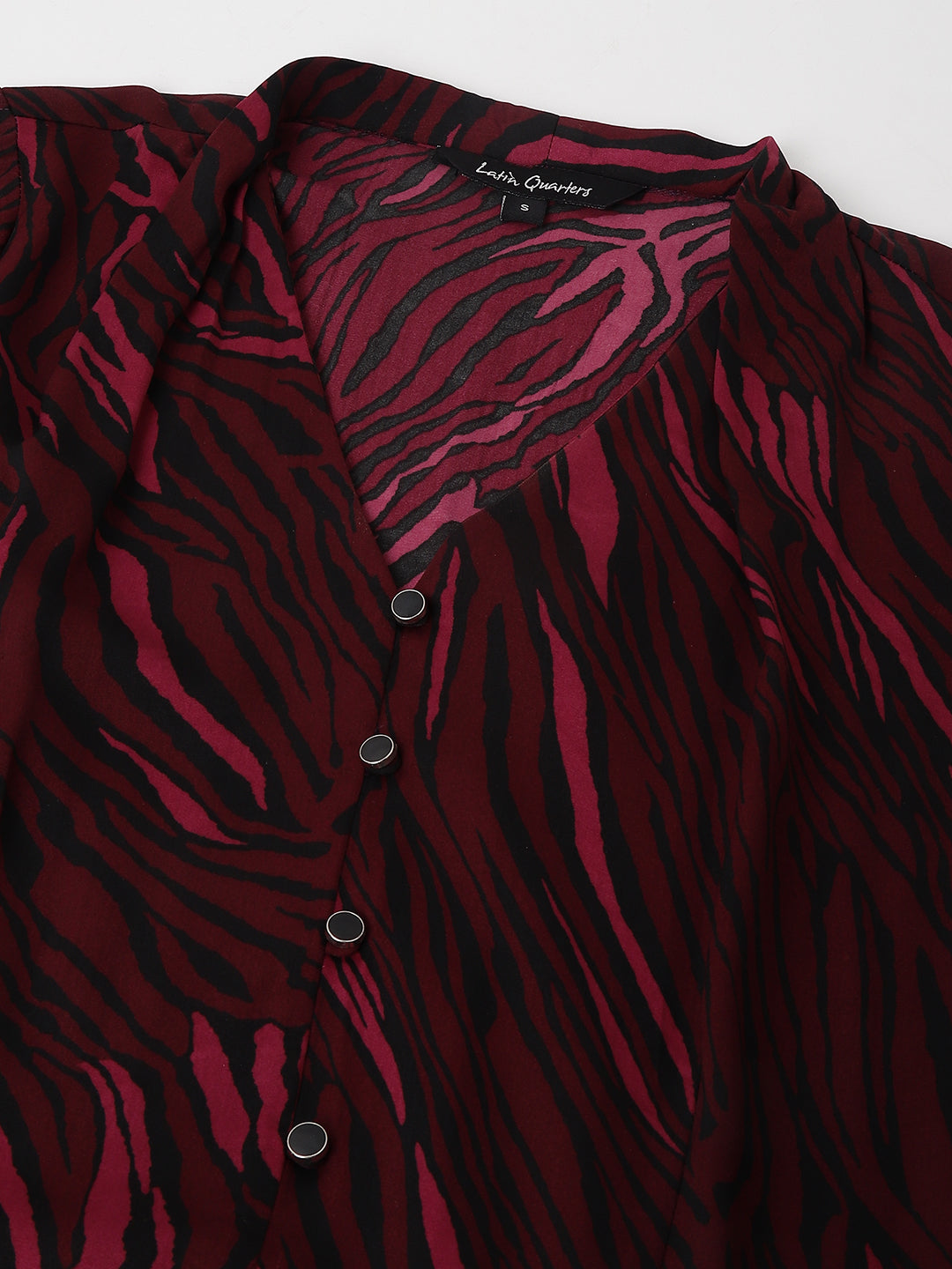 Wine 3/4 Sleeve Mix And Match 2 Fir 1 Dress