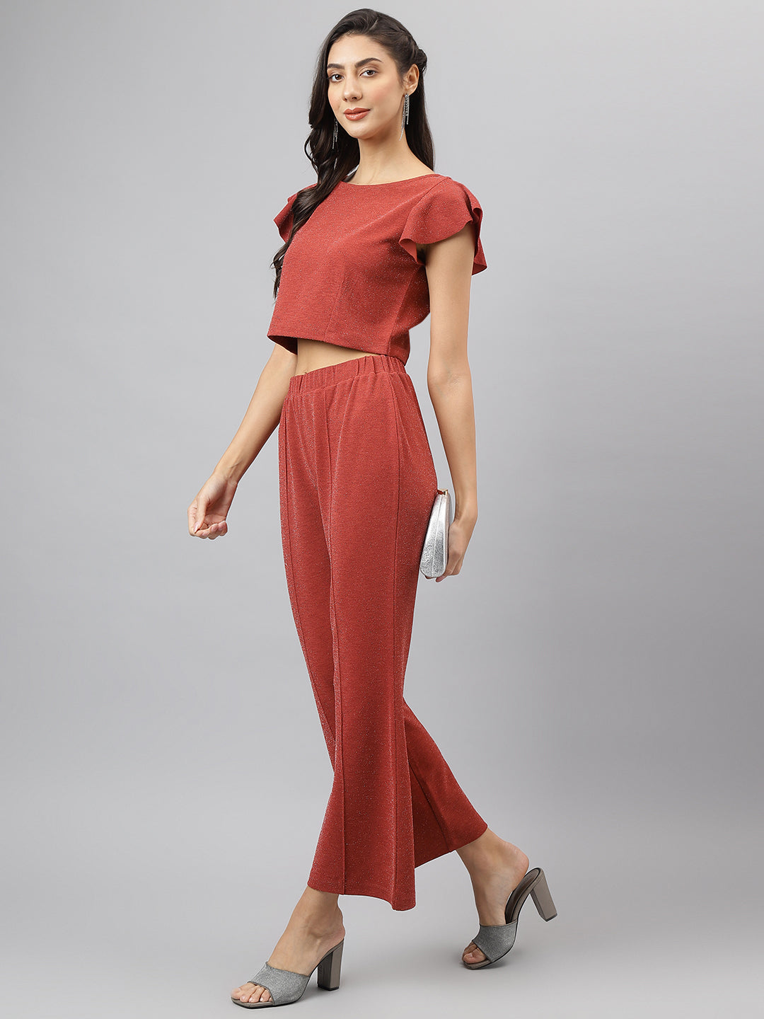 Rust Solid Co-Ord Set