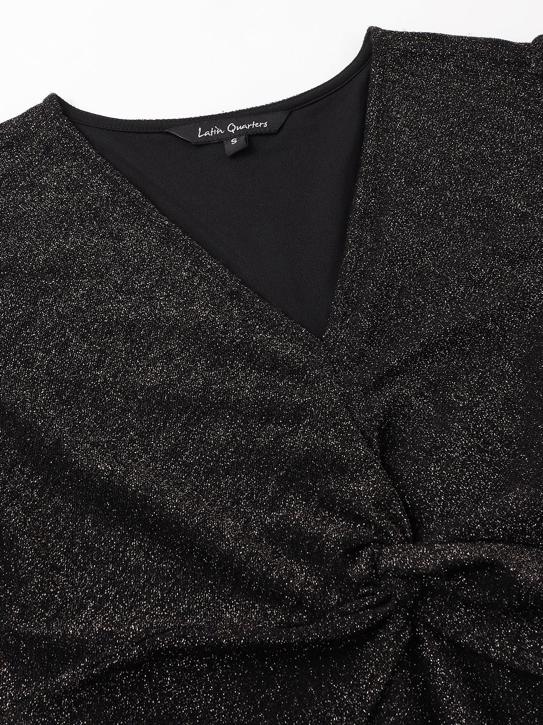 Black Full Sleeve Solid Dress