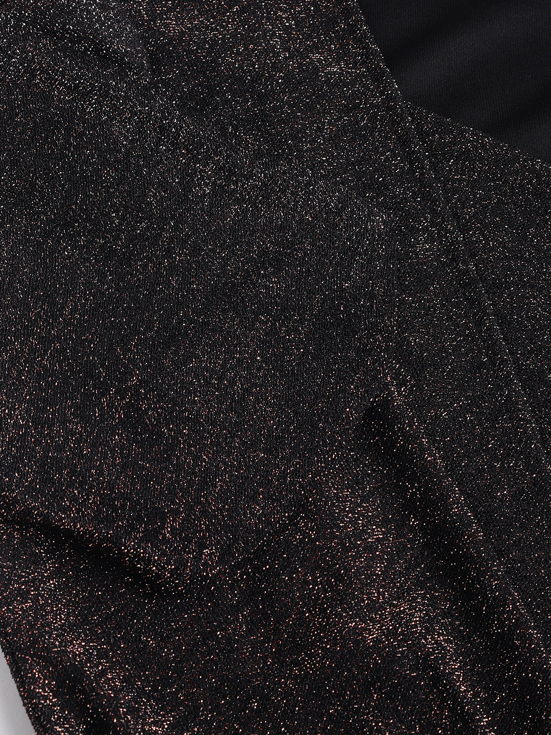 Black Solid Half Sleeve 2 Fir 1 Party Dress