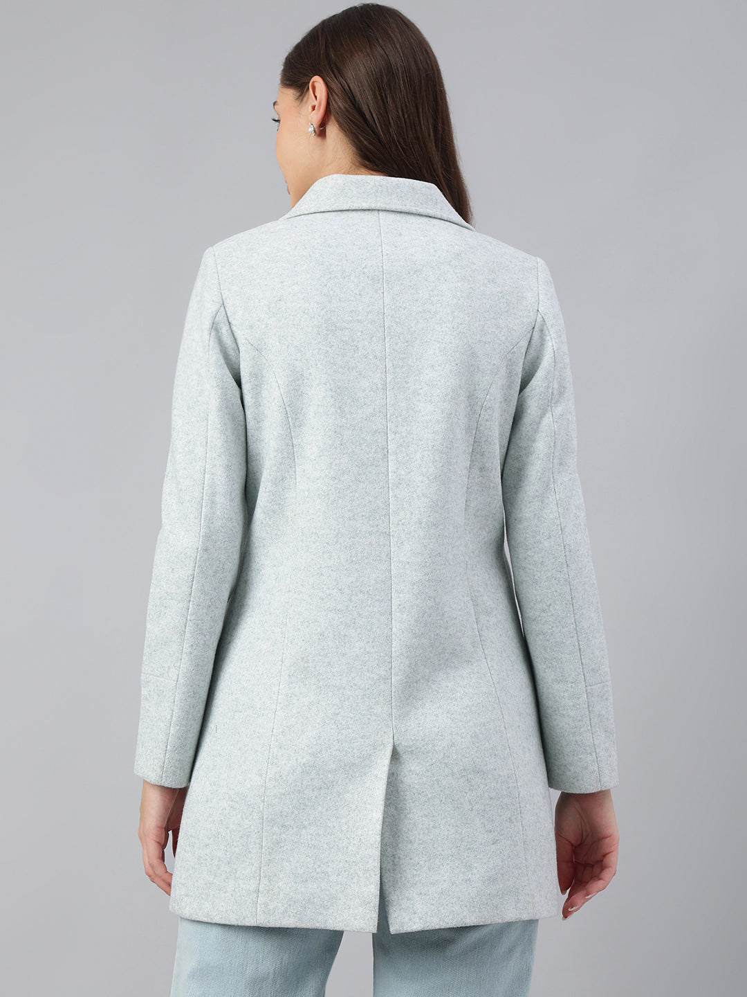 Stylish Green Full Sleeve Collared Solid Casual Wear Jacket For Effortless Layering
