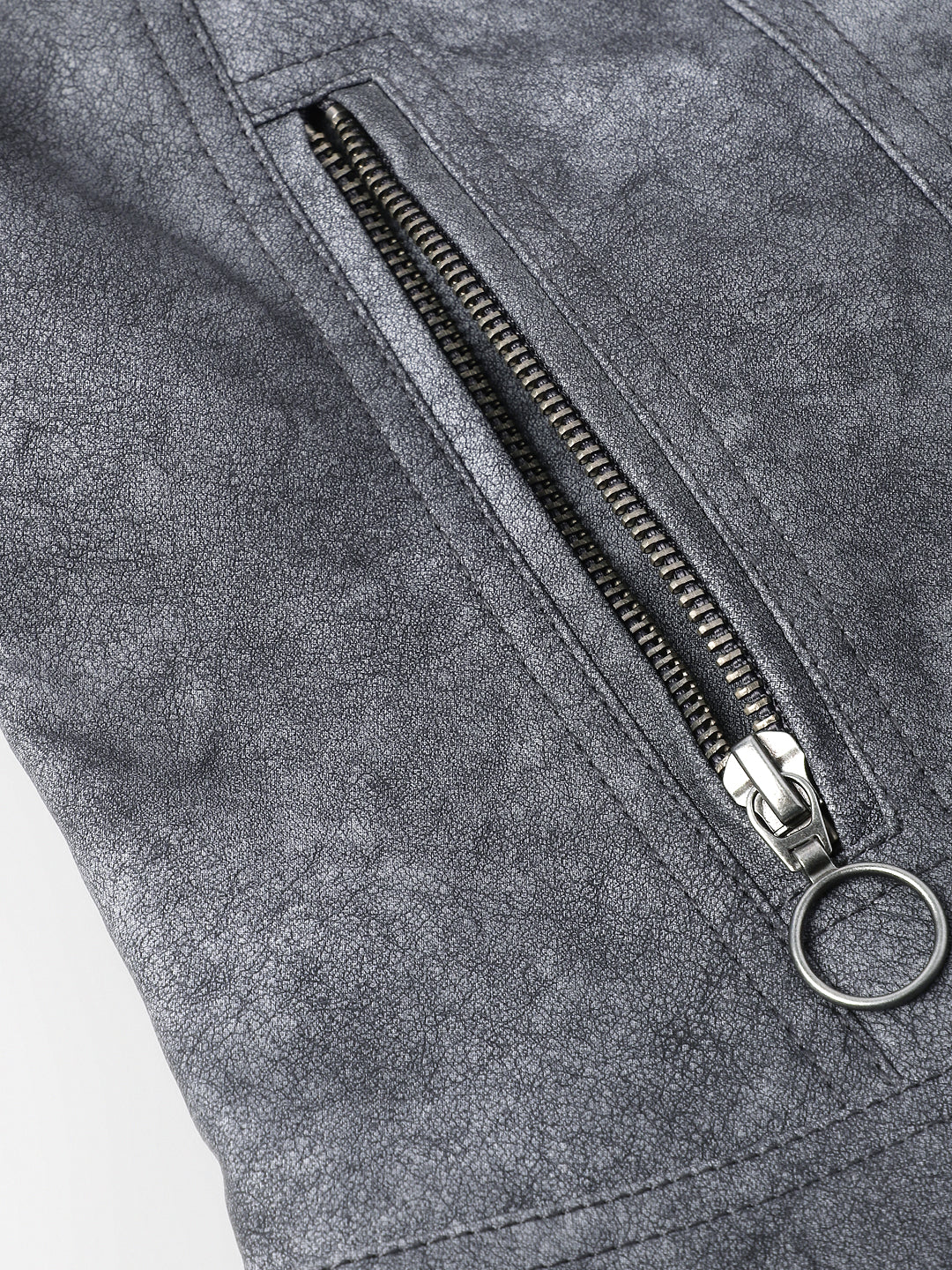 Classic Blue Full Sleeve Collar Solid Casual Jacket For Timeless Style