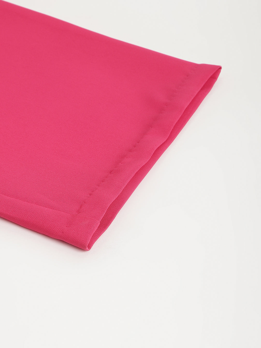 Women Pink Solid Straight Pant