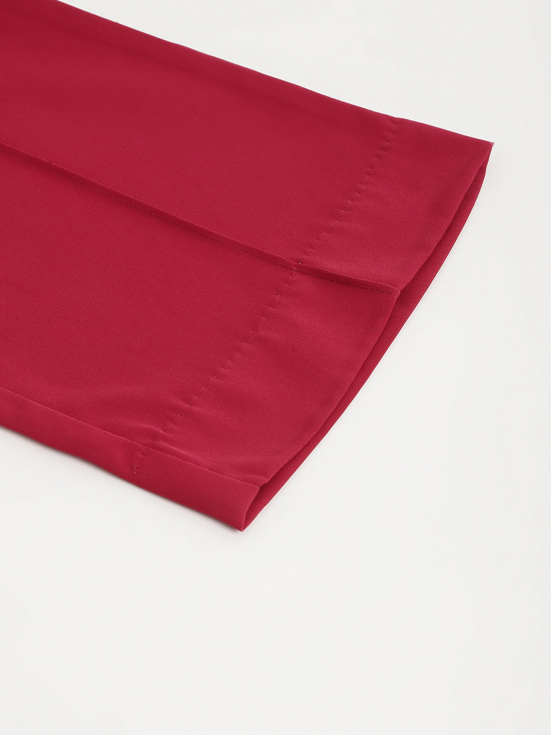 Women Pink Solid Straight Long Pant