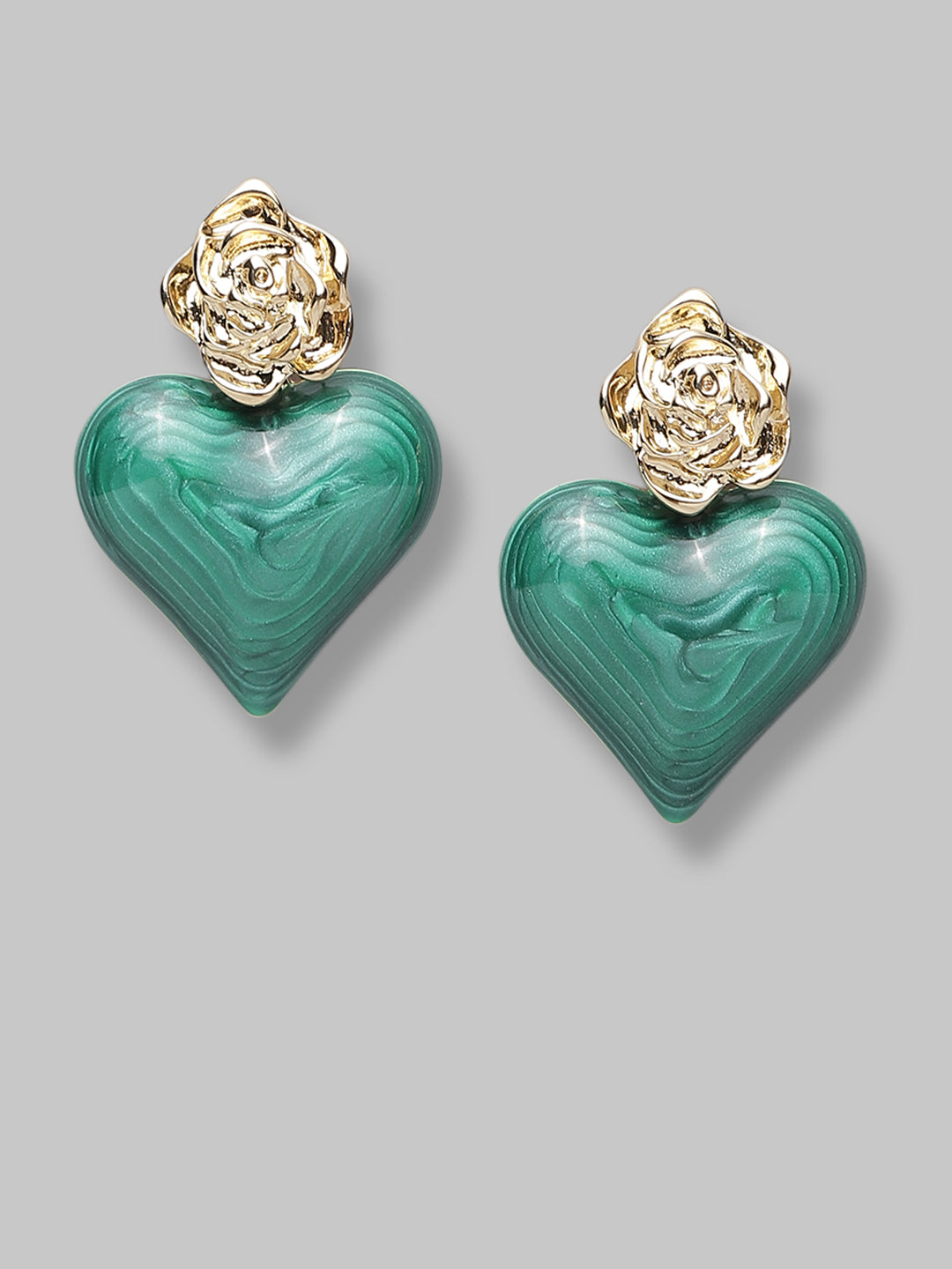 Cute Heart Shaped Earring Tops Or Daily Office Wear For Girls And Women