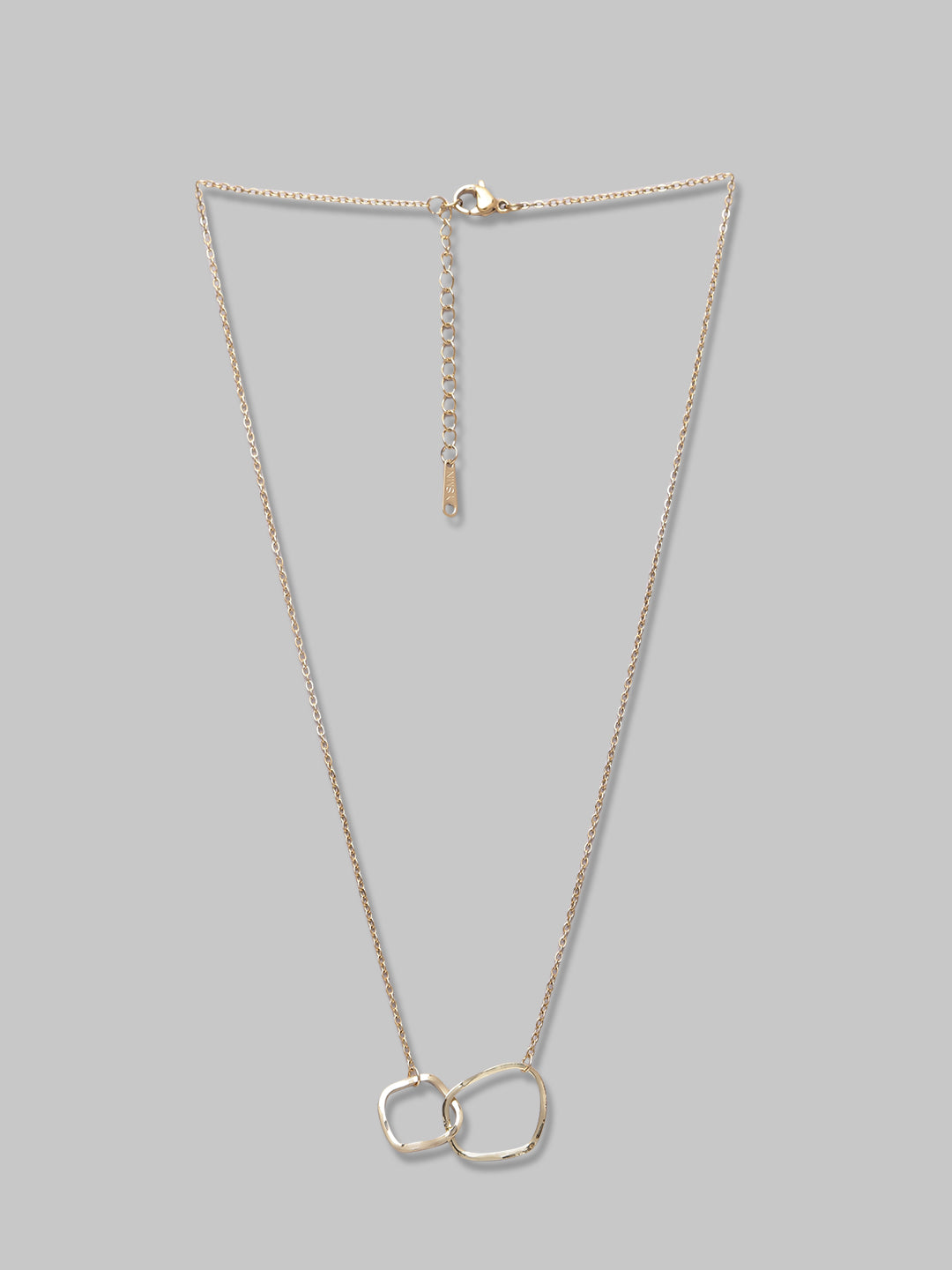 Gold Plated And Metal Bind Shade Design Lightweight Chain For Women And Girls