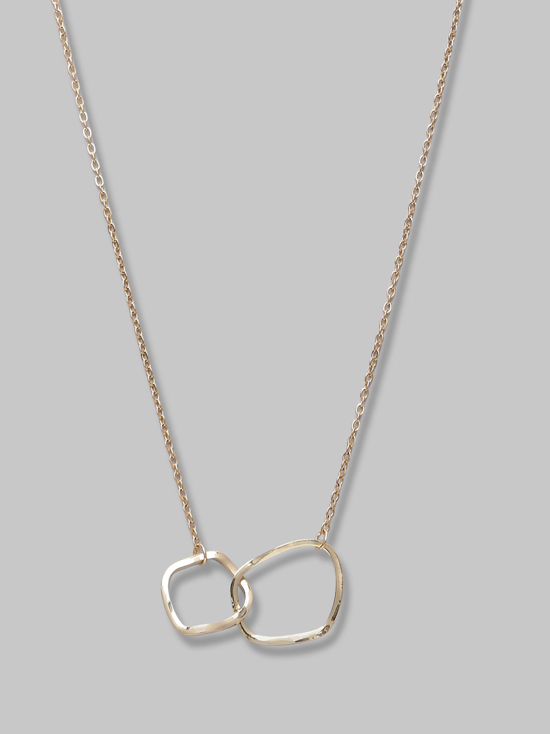 Gold Plated And Metal Bind Shade Design Lightweight Chain For Women And Girls