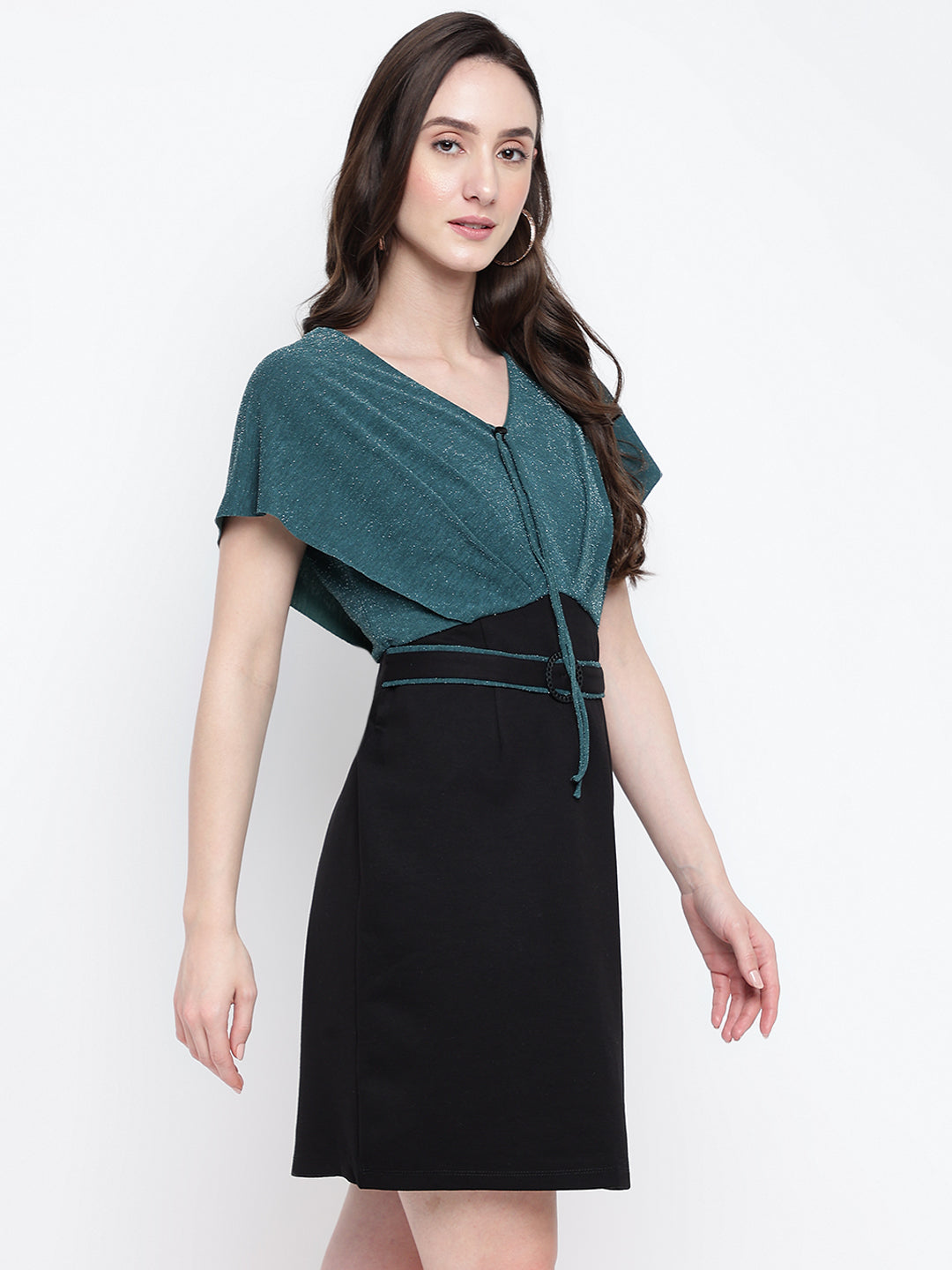 Greenbotle Cap Sleeve Solid 2 Fir 1 Dress