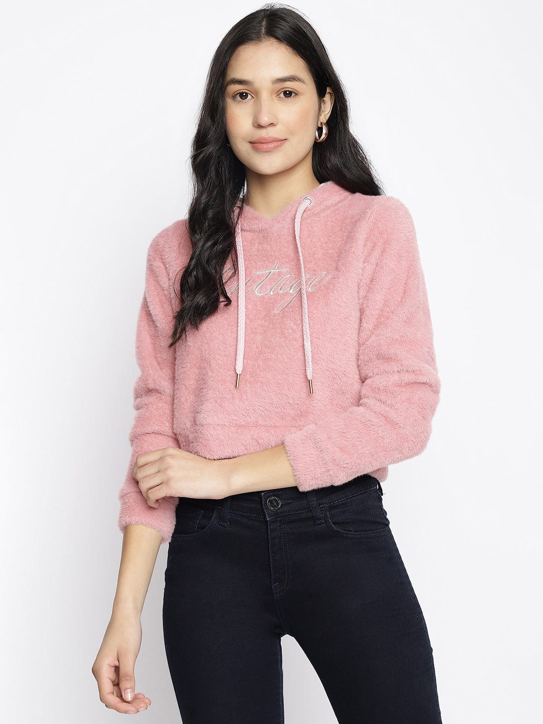 Hollister Women's Hoodie Xs Pink 100% Cotton