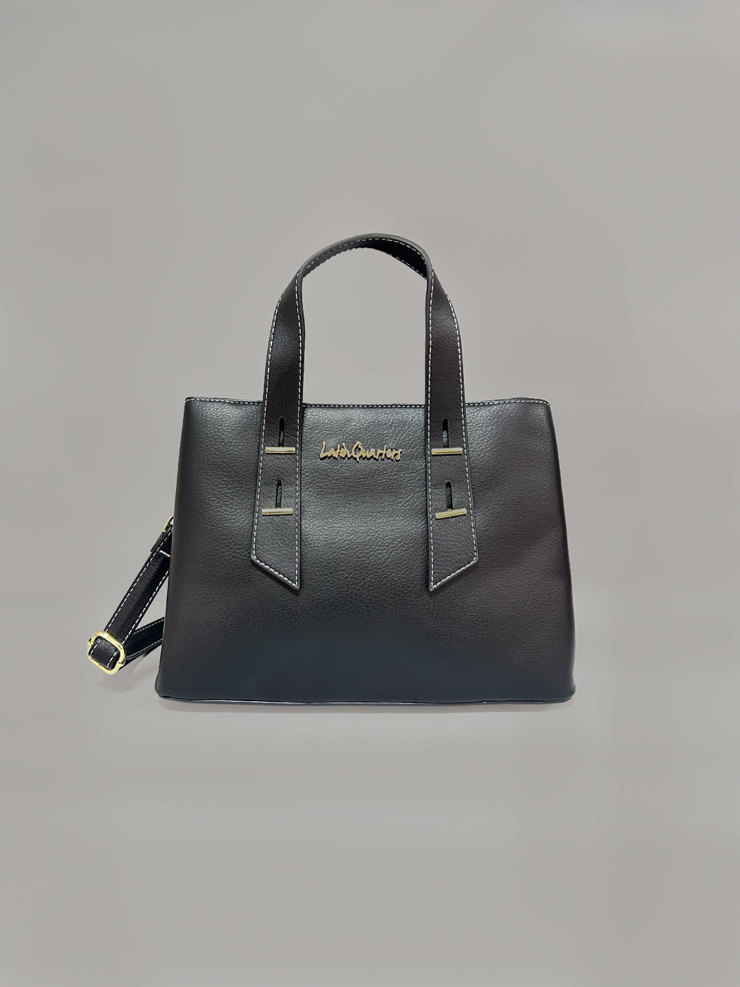 Latin Quarters Women Black Solid Casual Tote Bag