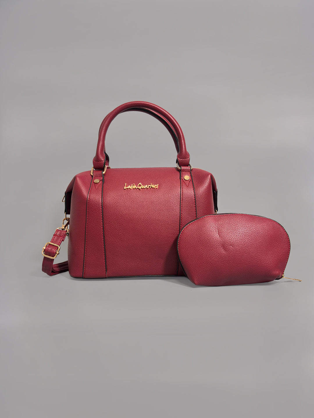 Latin Quarters Women Red Solid Casual Two handled Hobo Bag