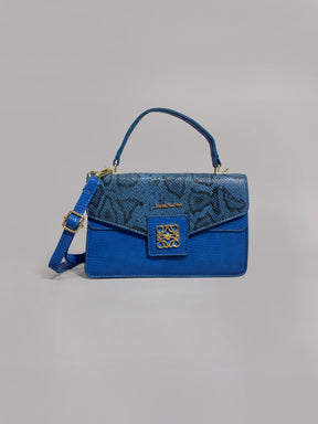 Latin Quarters Women Blue Printed Casual One Handle Sling Bag