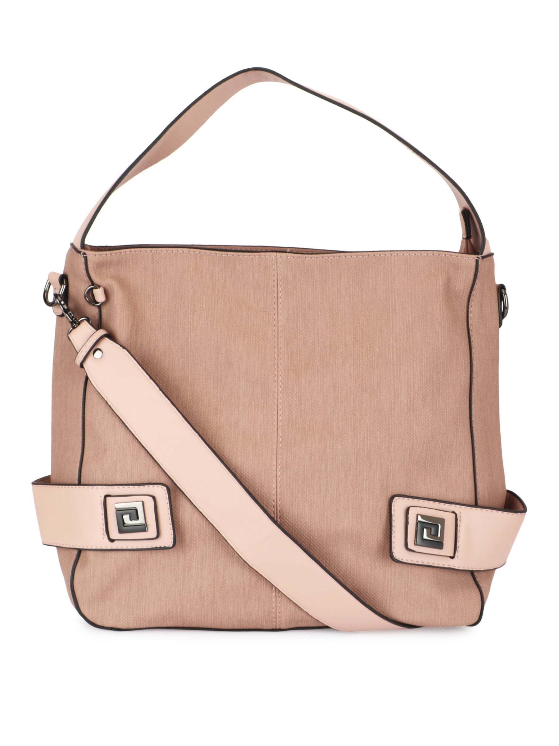 Latin Quarters Women Dusky Pink Solid Stylish Hand Bags For Day To Night
