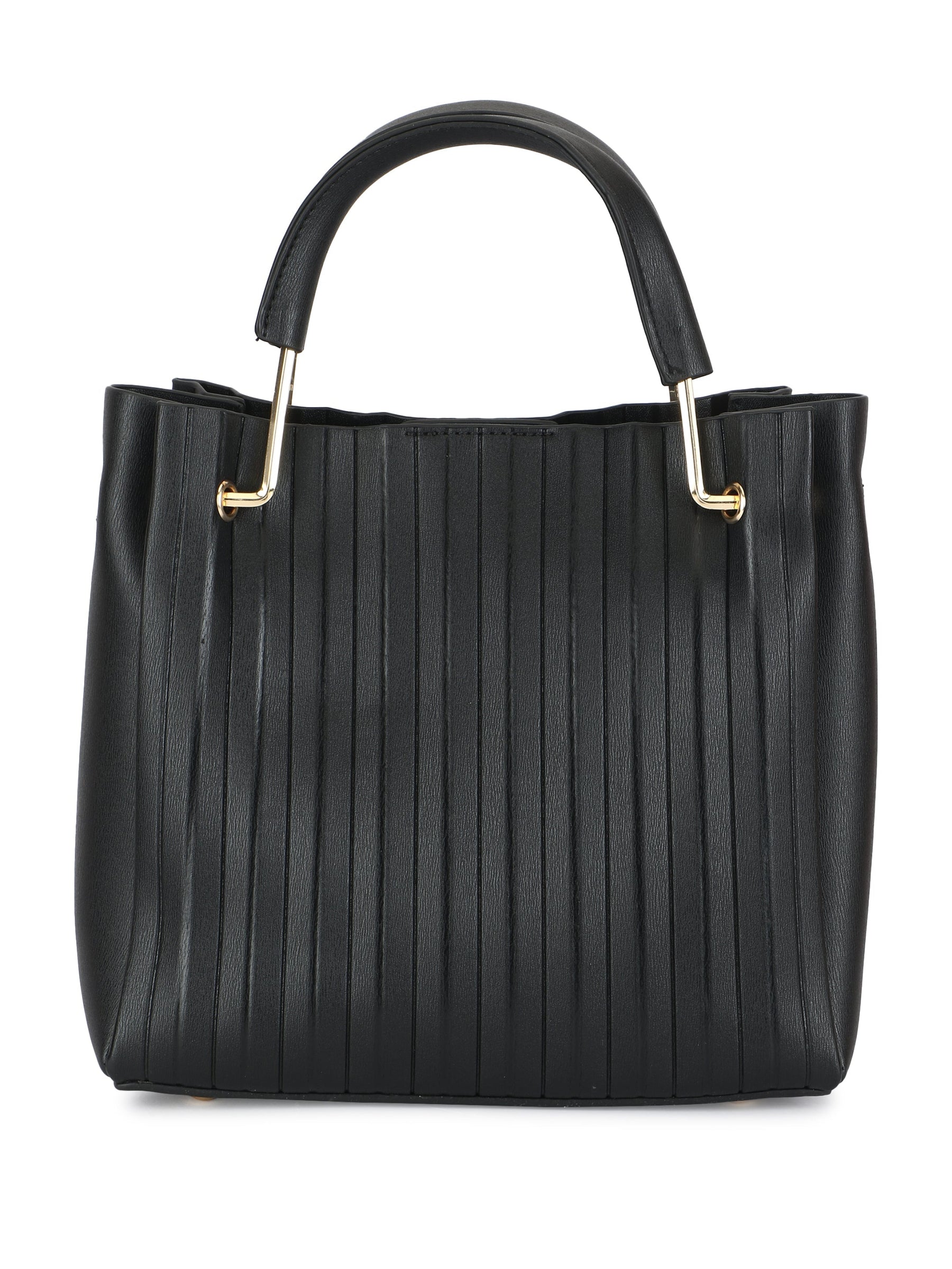 Latin Quarters Women Black Solid Stylish Hand Bags For Evening