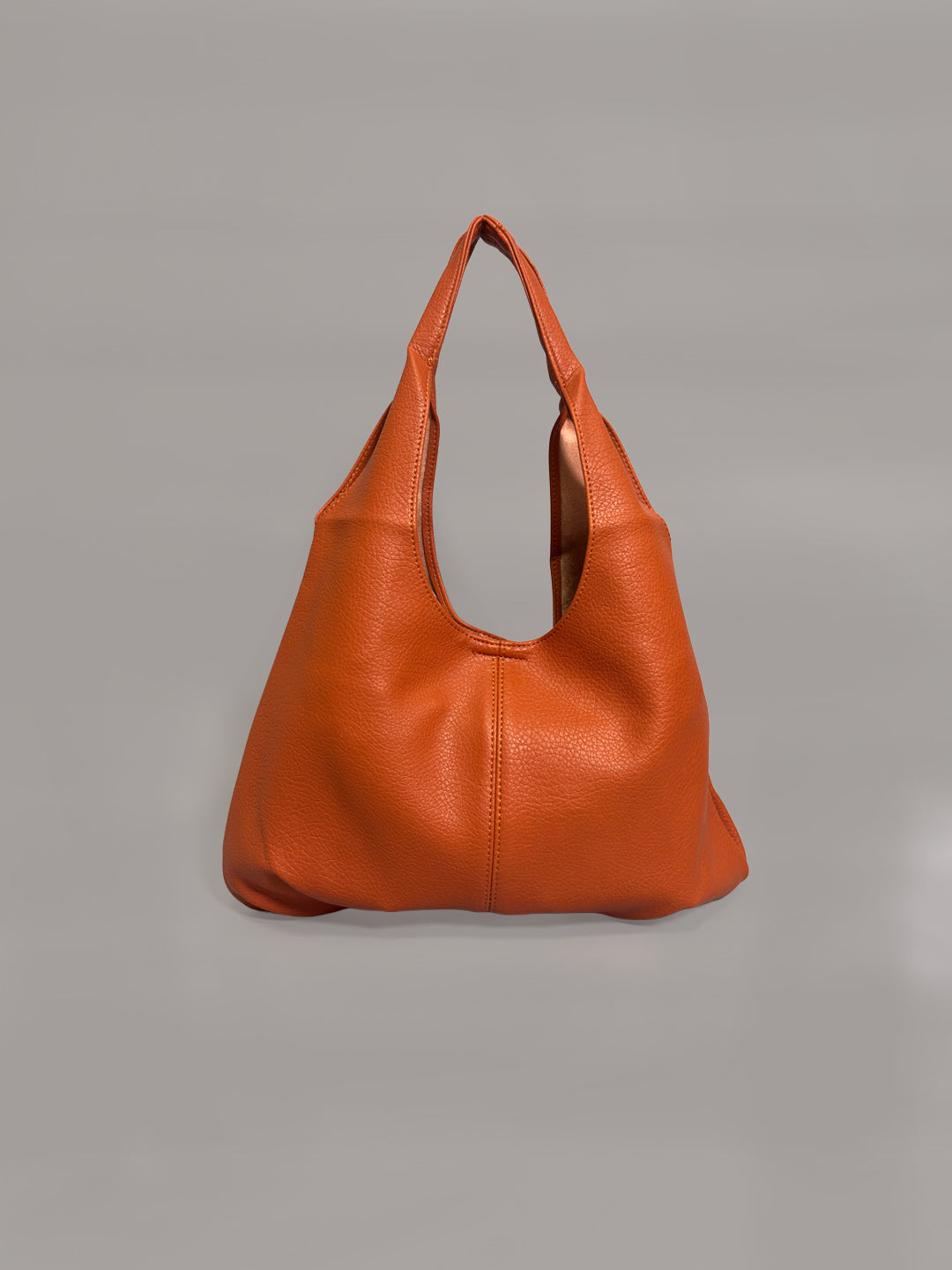Latin Quarters Women Orange Solid Casual Hobo Bag