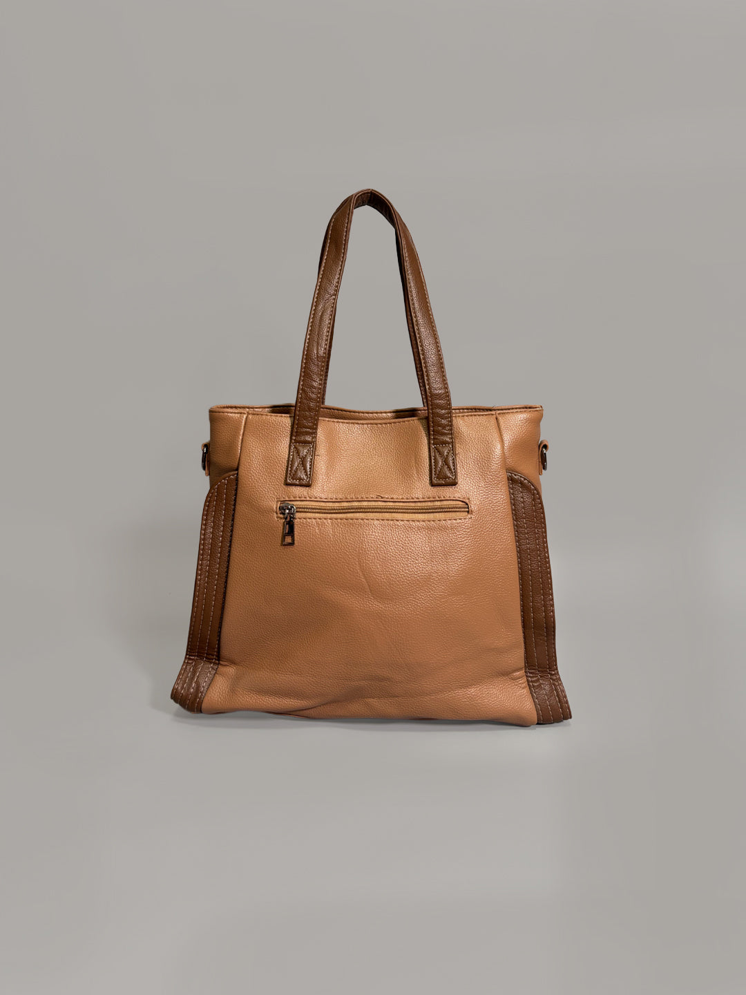 Latin Quarters Women Brown Solid Casual Tote Bag