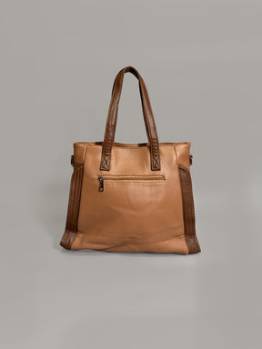 Latin Quarters Women Brown Solid Casual Tote Bag