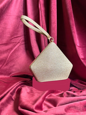 Latin Quarters Women Khaki Solid Stylish Clutch Hand Bags For Evening