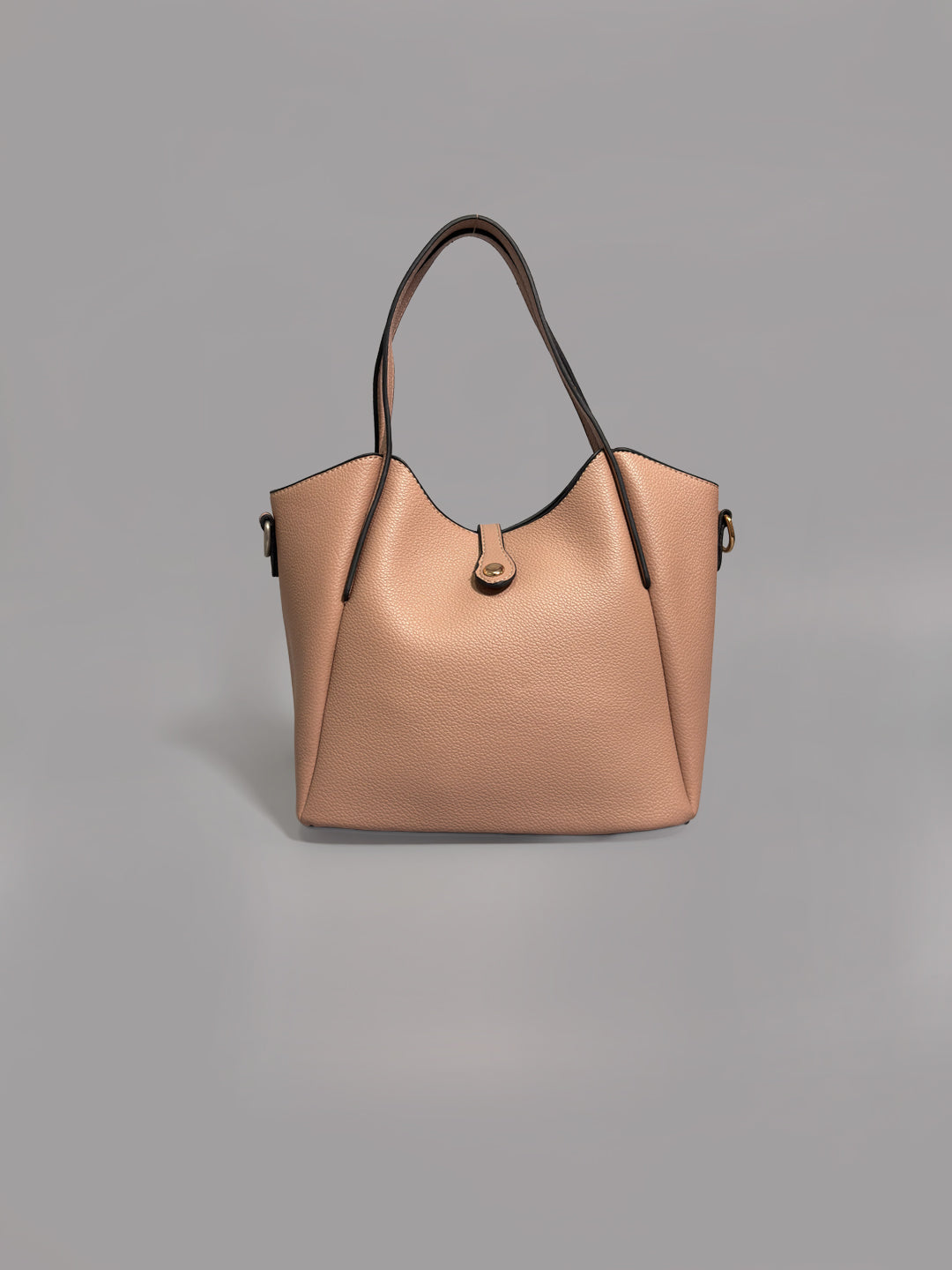 Latin Quarters Women Peach Textured Casual Two handled Handheld Bag