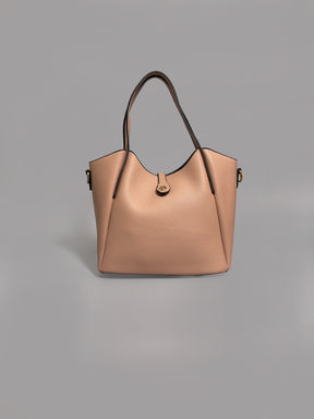 Latin Quarters Women Peach Textured Casual Two handled Handheld Bag