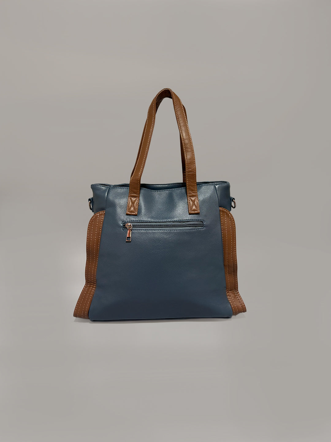 Latin Quarters Women Blue Solid Casual Tote Bag