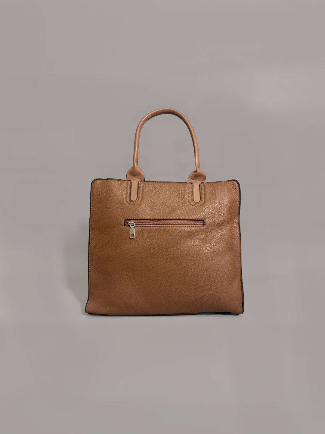 Latin Quarters Women Solid Brown Casual Tote Bag
