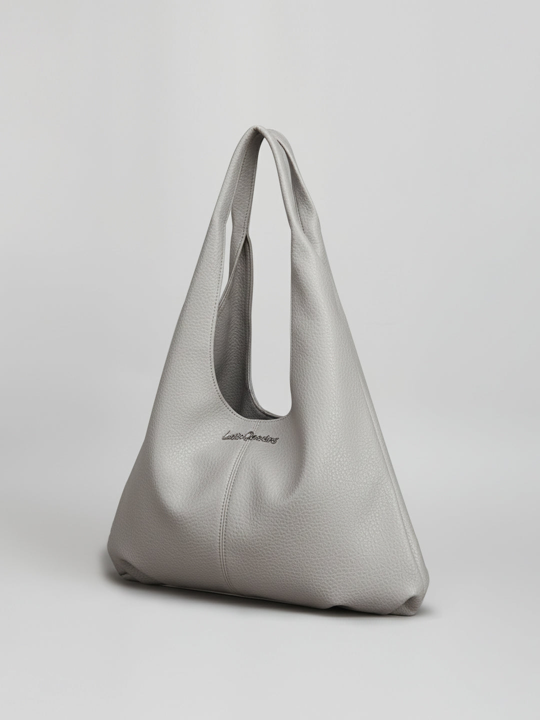 Latin Quarters Women Grey Solid One Handle Hobo Bag