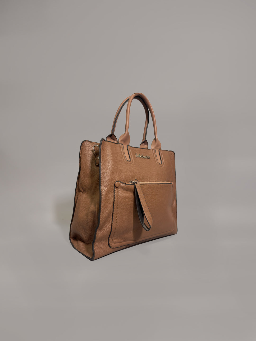 Latin Quarters Women Solid Brown Casual Tote Bag