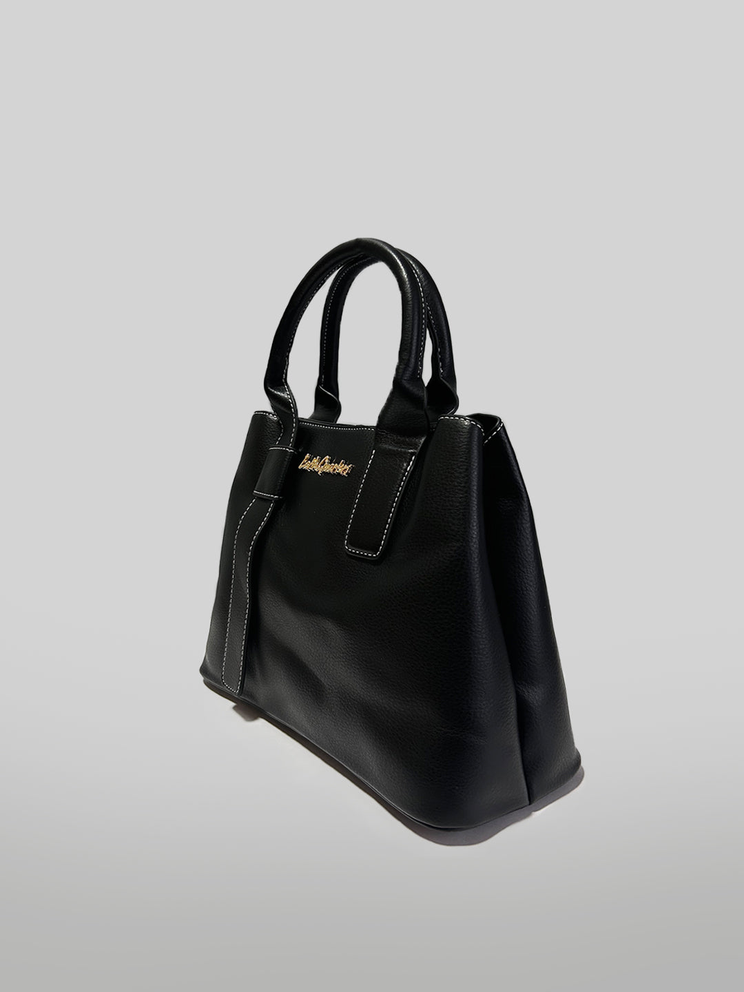 Latin Quarters Women Black Solid Handles Satchel bag