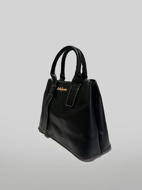 Latin Quarters Women Black Solid Handles Satchel bag