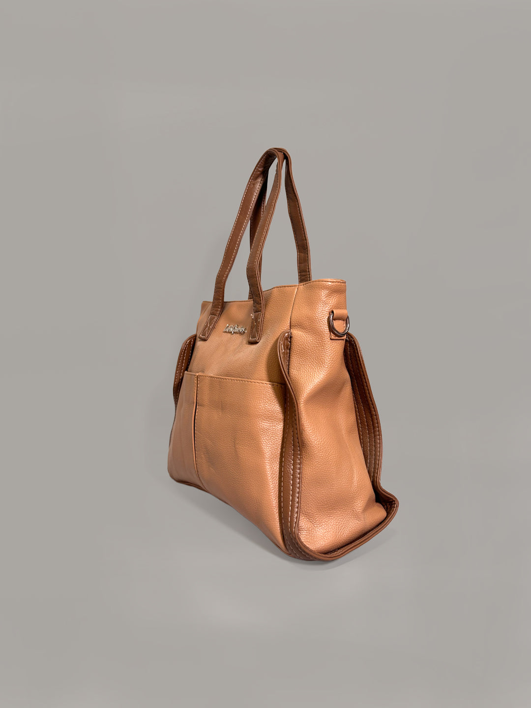 Latin Quarters Women Brown Solid Casual Tote Bag