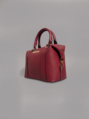 Latin Quarters Women Red Solid Casual Two handled Hobo Bag