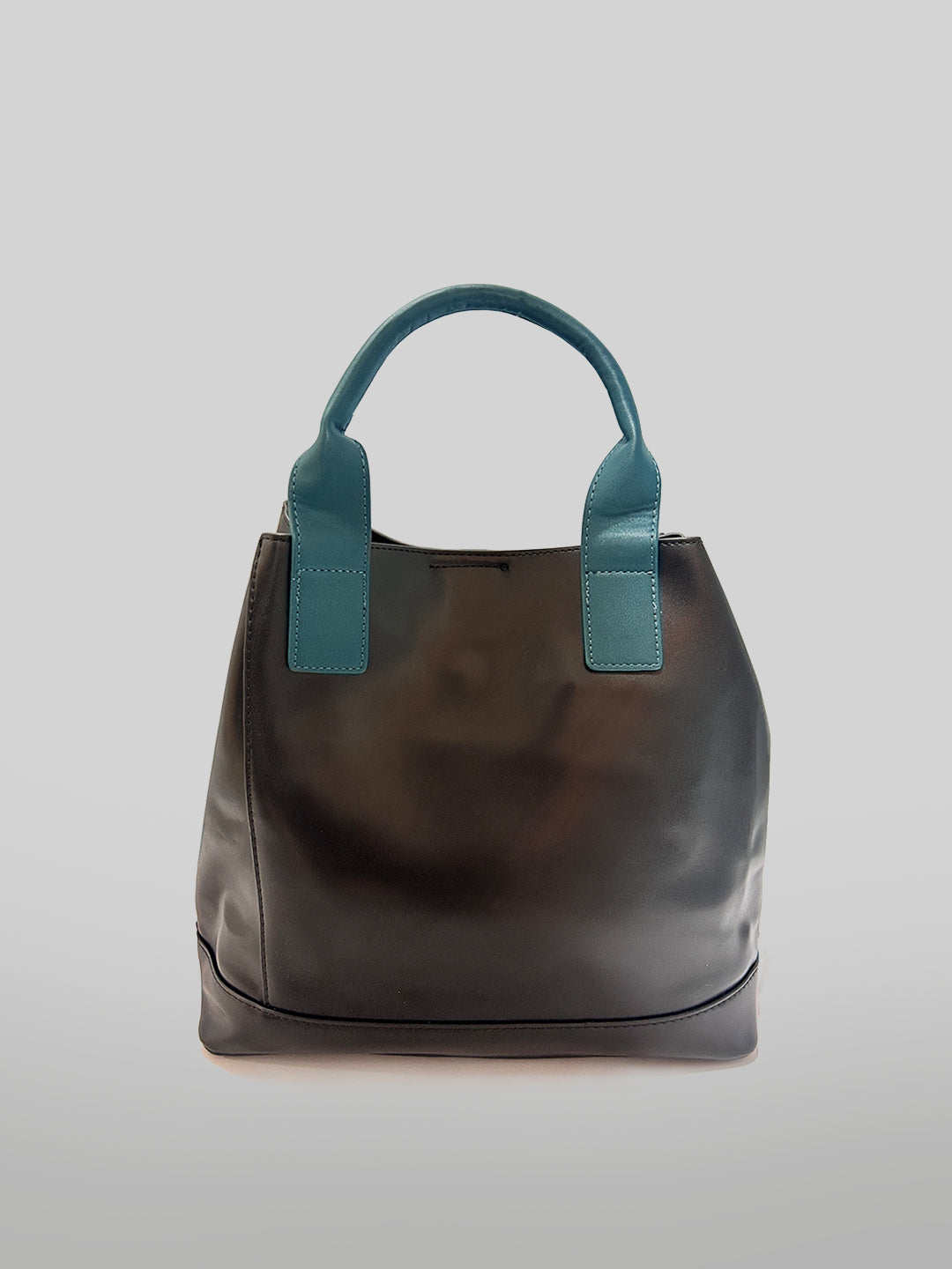 Latin Quarters Women Black Solid Two Handles Handheld Bag