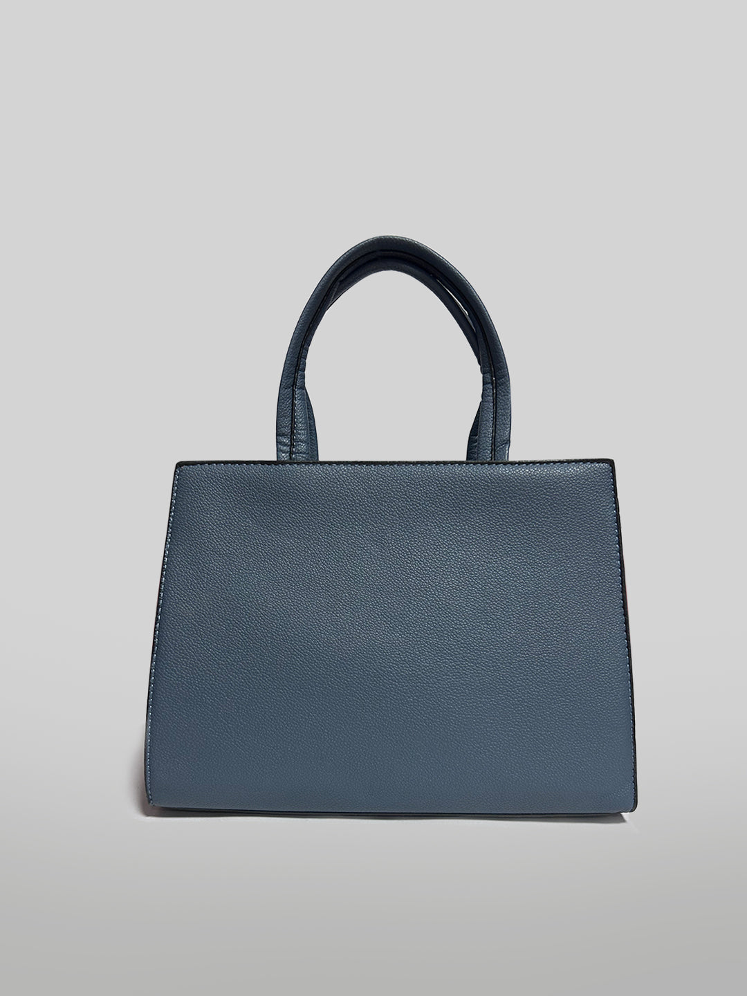 Latin Quarters Women Blue Solid Two Handles Satchel Bag