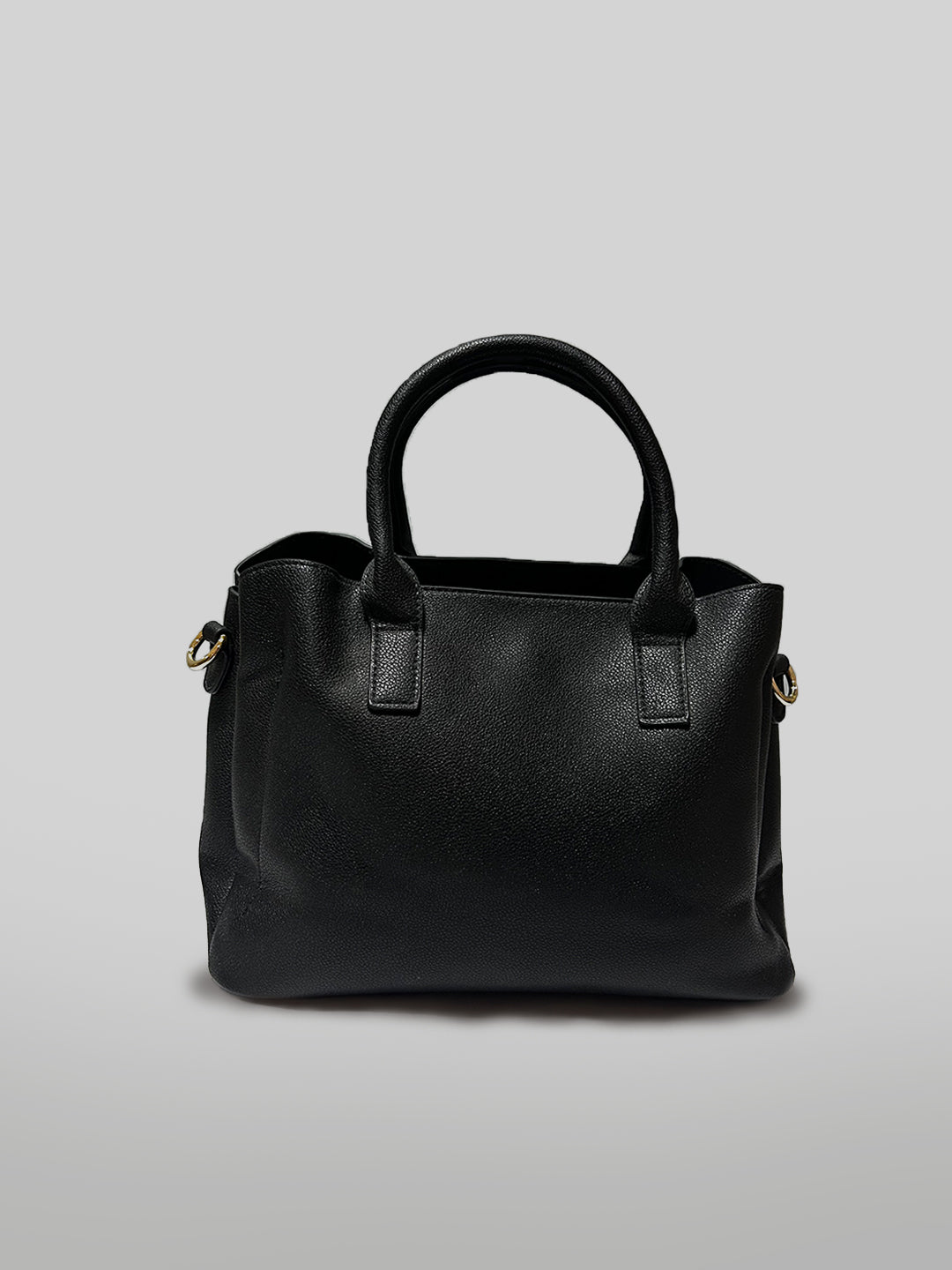 Latin Quarters Women Black Solid Handles Handheld Bag