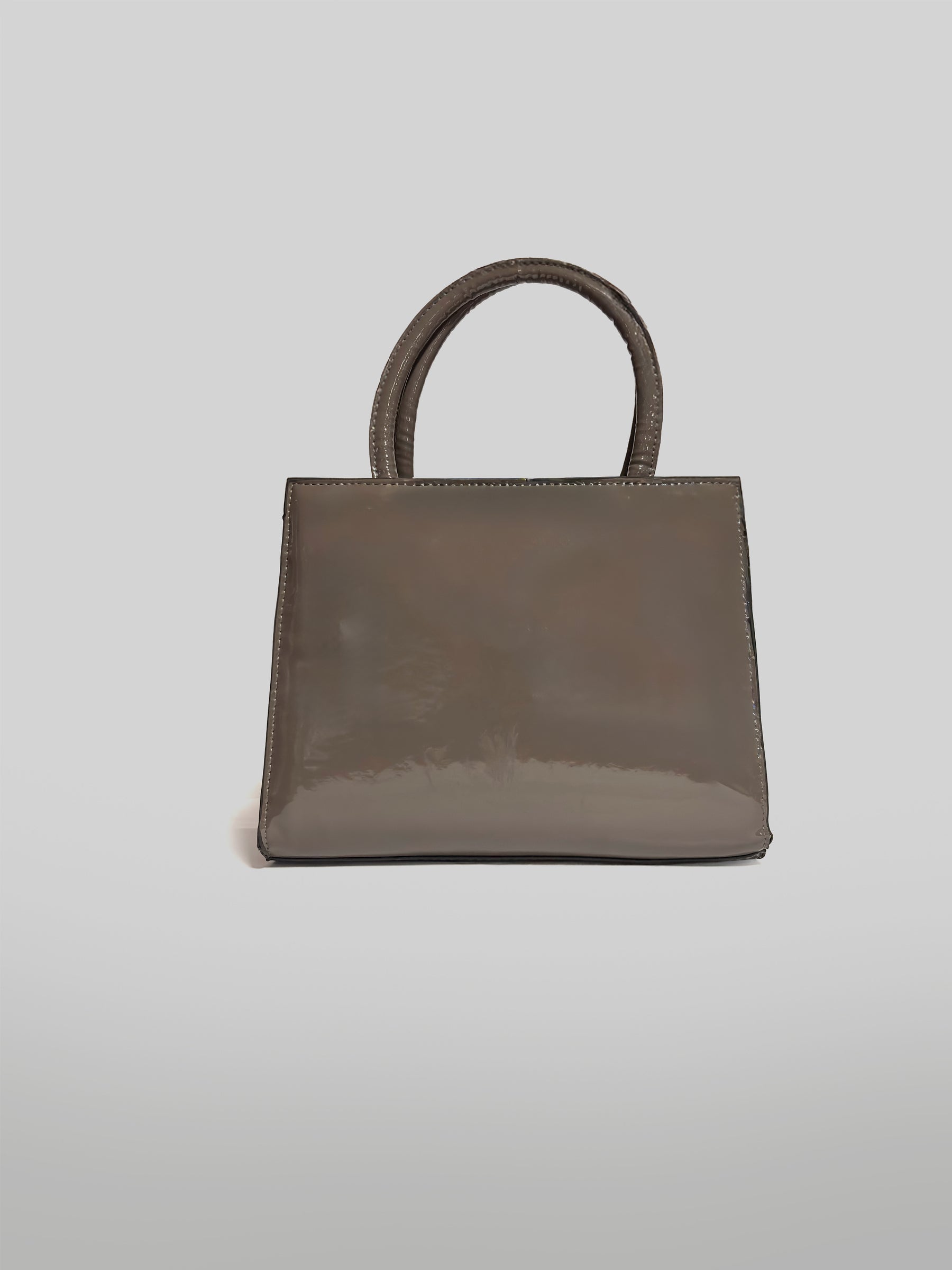 Latin Quarters Women Grey Solid Two Handles Satchel bag